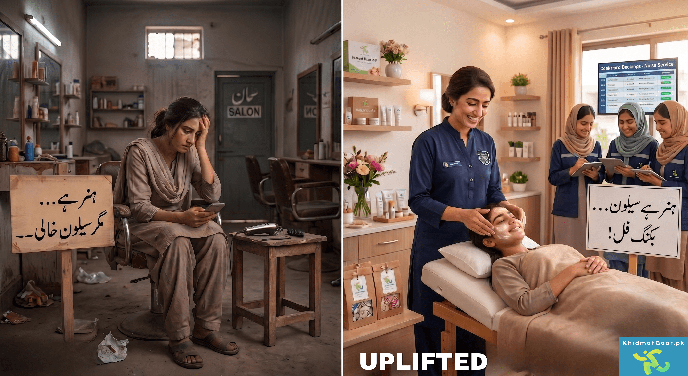 Khidmatgaar before-after transformation 6