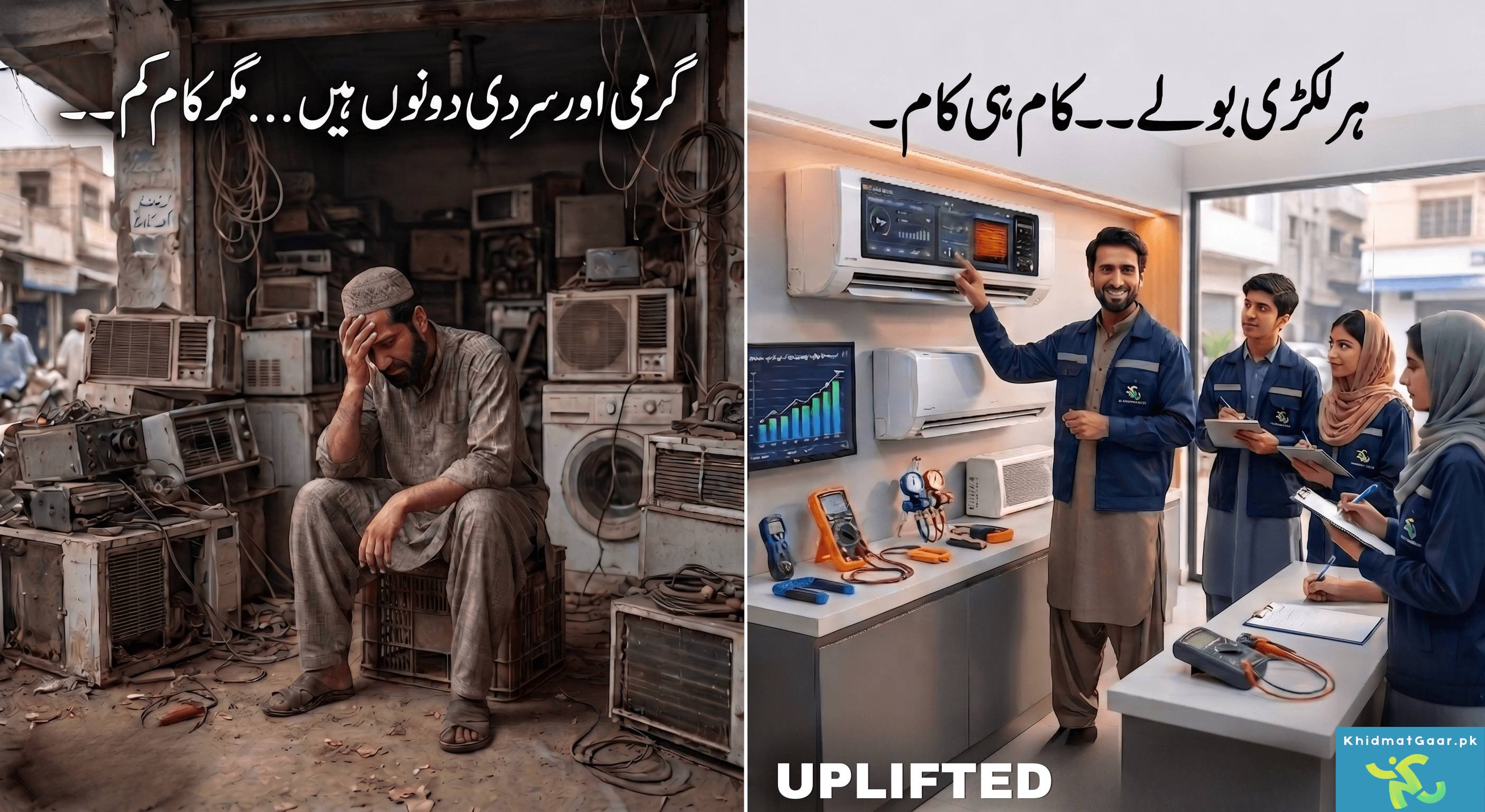 Khidmatgaar before-after transformation 7